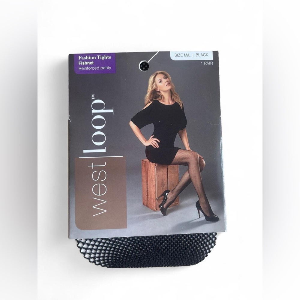 Fishnet‎ Women’s Tights Black Size M/L by West Loop